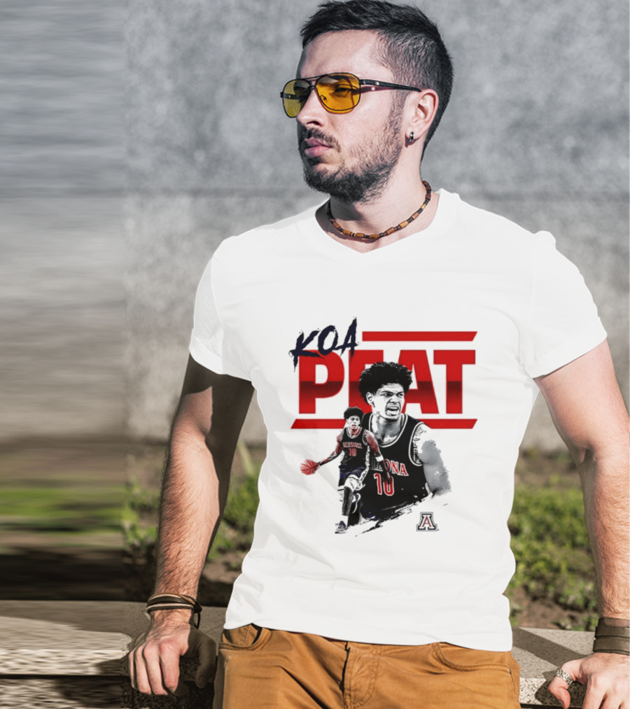 Koa Peat Arizona 10 Wildcats Basketball T-Shirt