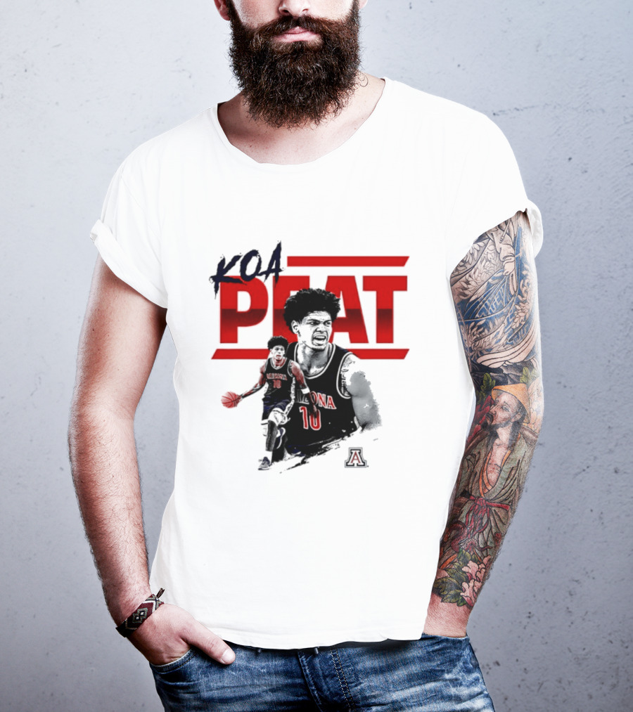 Koa Peat Arizona 10 Wildcats Basketball T-Shirt