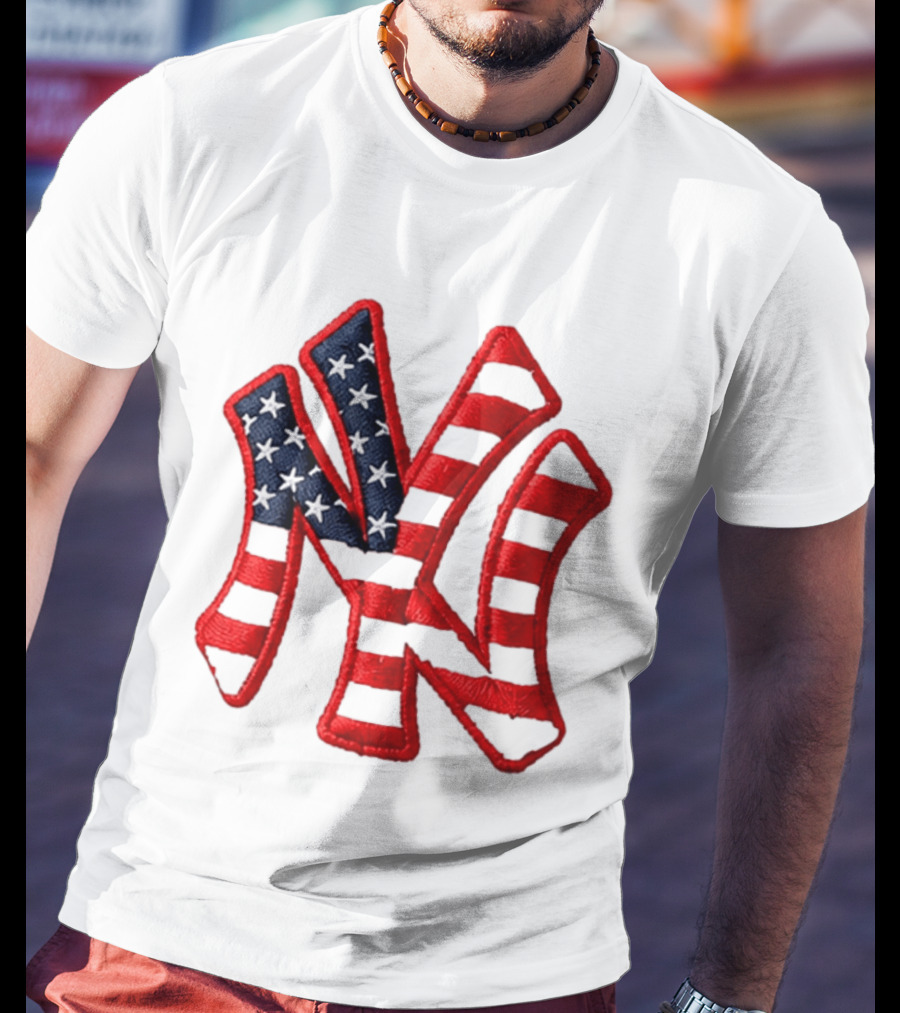 Yankees 4th Of July Stars And Stripes NY 2026 Giveaway T-Shirt