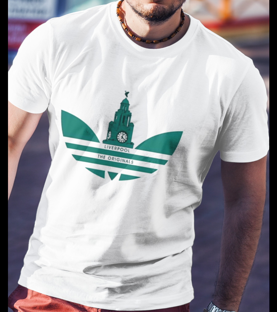 Liverpool The Originals Liver Building Wings T-Shirt