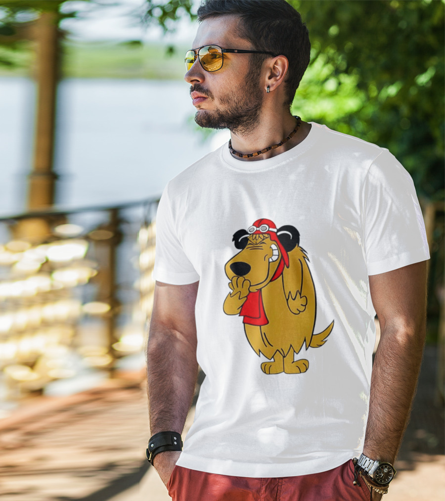 Muttley Dog Wacky Races Cartoon T-Shirt
