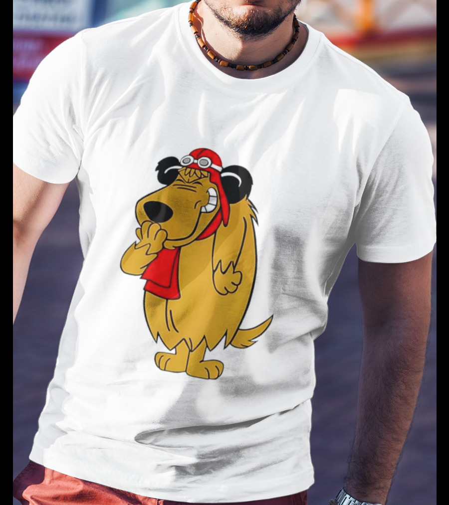 Muttley Dog Wacky Races Cartoon T-Shirt