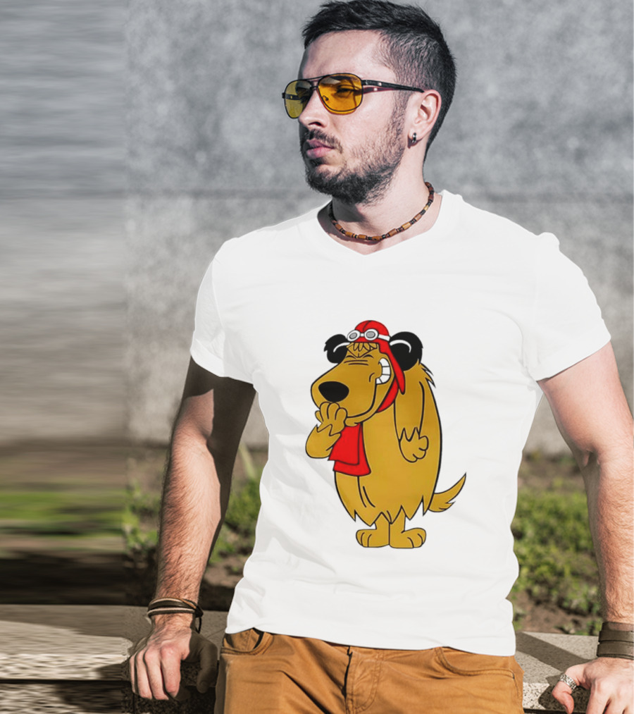 Muttley Dog Wacky Races Cartoon T-Shirt
