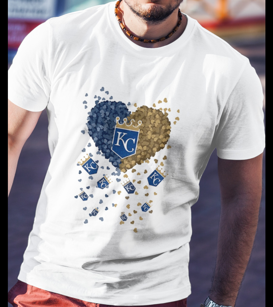 Kansas City Royals Heart KC Emblem MLB 2026 T-Shirt