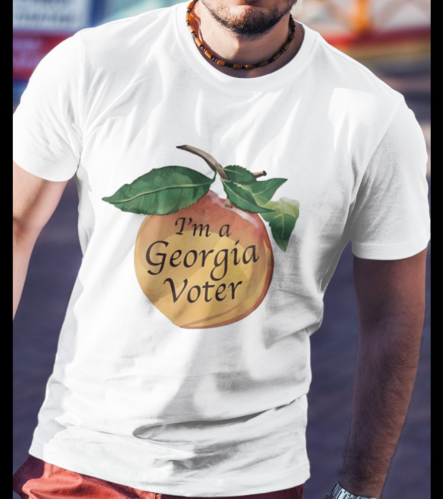 I'm A Georgia Voter Peach T-Shirt