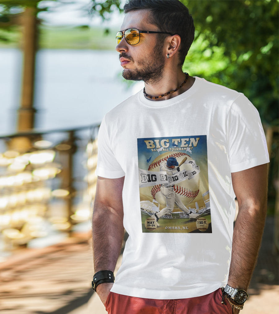 Big Ten Baseball Tournament 2026 Omaha May 19 24 T-Shirt