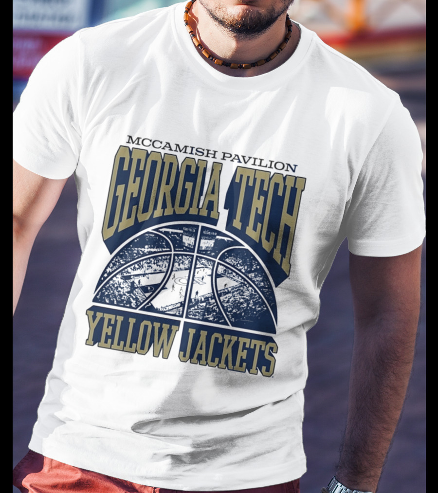 Georgia Tech Yellow Jackets Basketball McCamish Pavilion Georgia Tech Yellow Jackets T-Shirt