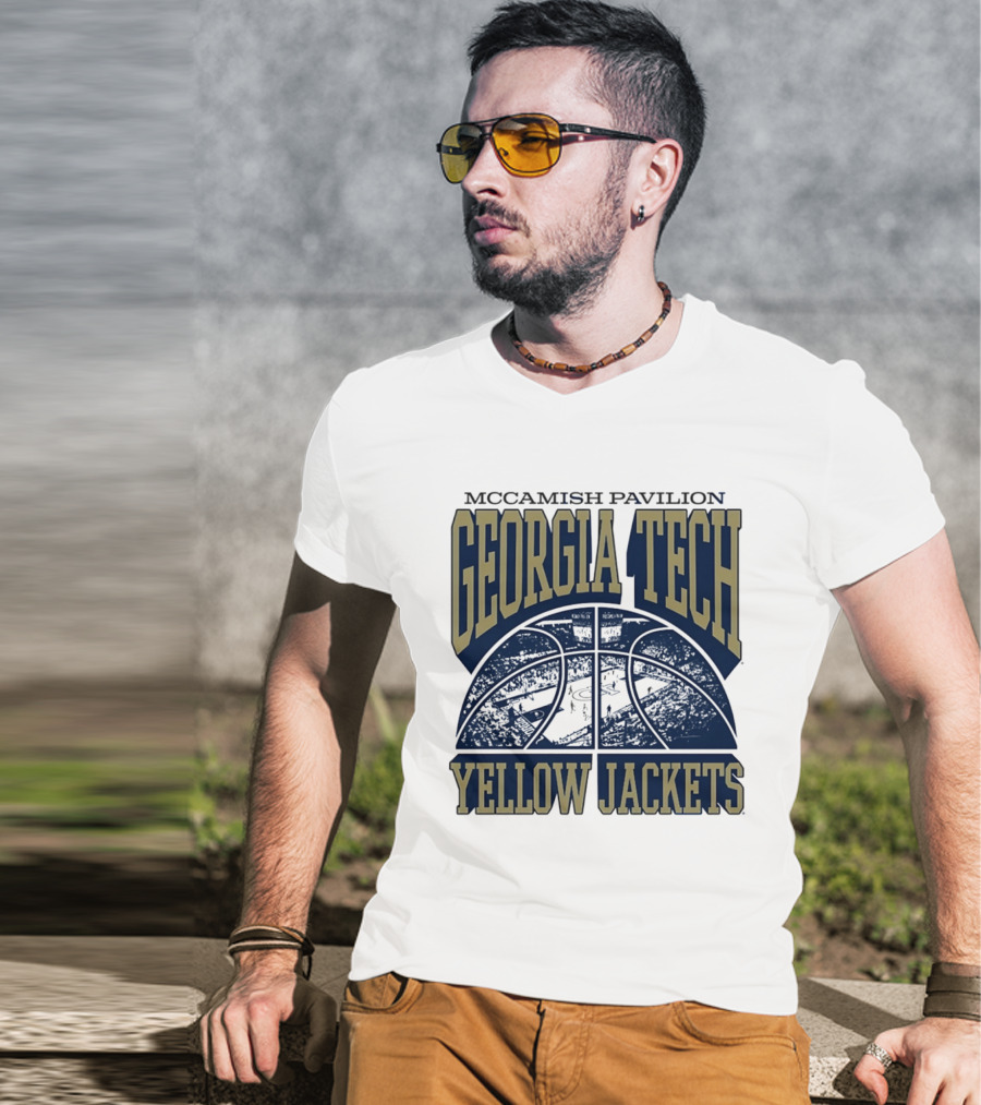 Georgia Tech Yellow Jackets Basketball McCamish Pavilion Georgia Tech Yellow Jackets T-Shirt
