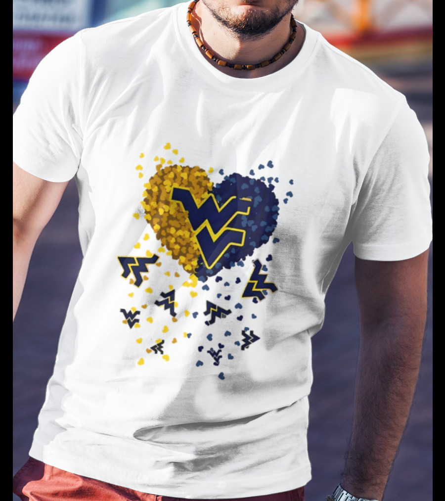 Heart Of West Virginia Mountaineers WV Football 2026 T-Shirt