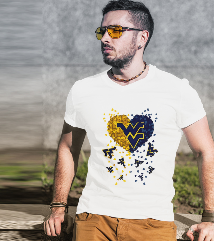 Heart Of West Virginia Mountaineers WV Football 2026 T-Shirt