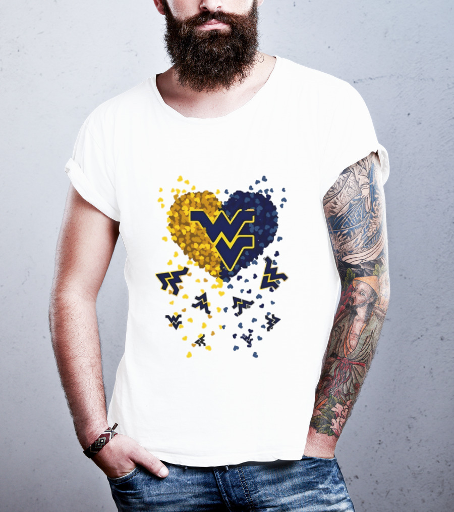 Heart Of West Virginia Mountaineers WV Football 2026 T-Shirt