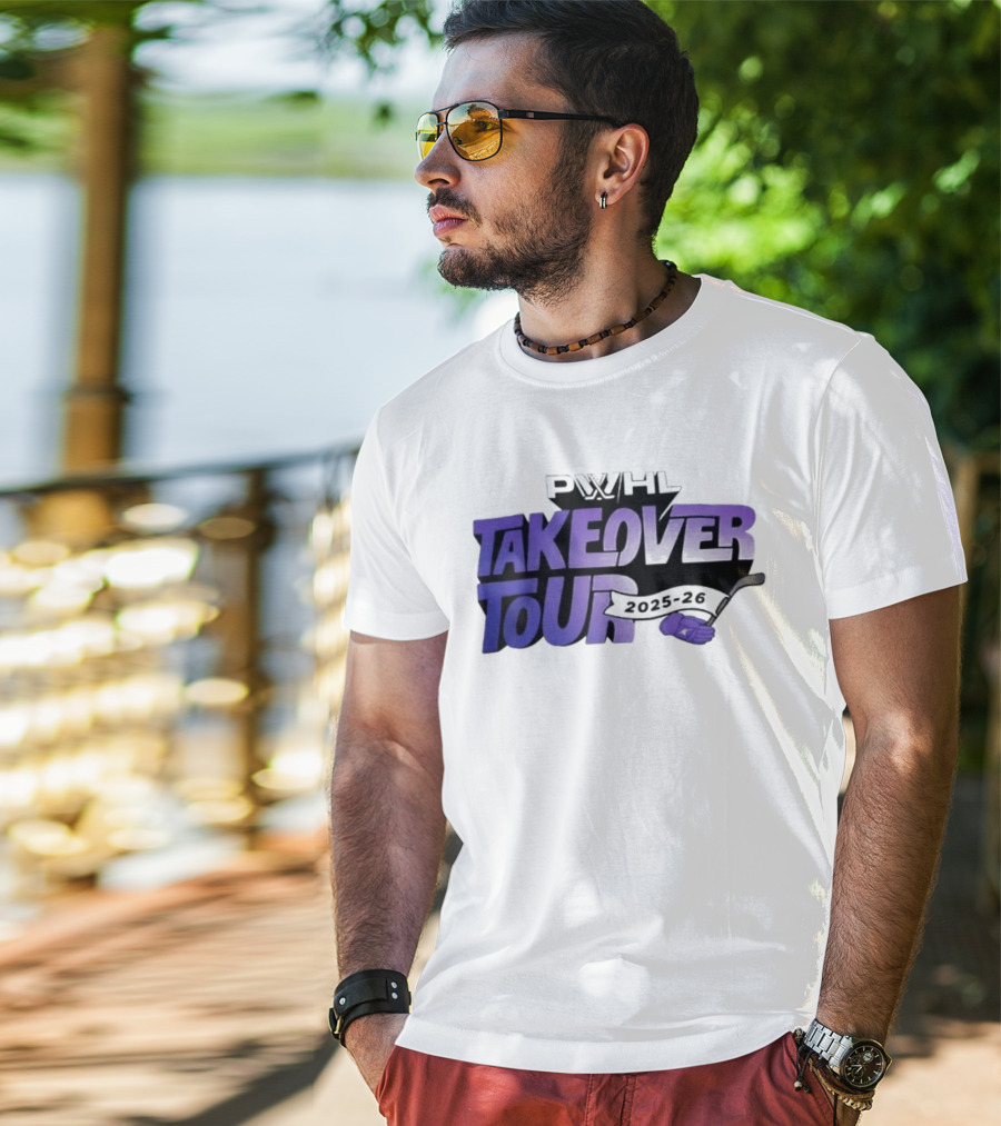 PWHL Takeover Tour 2025 26 Hockey Sideline Royalty T-Shirt