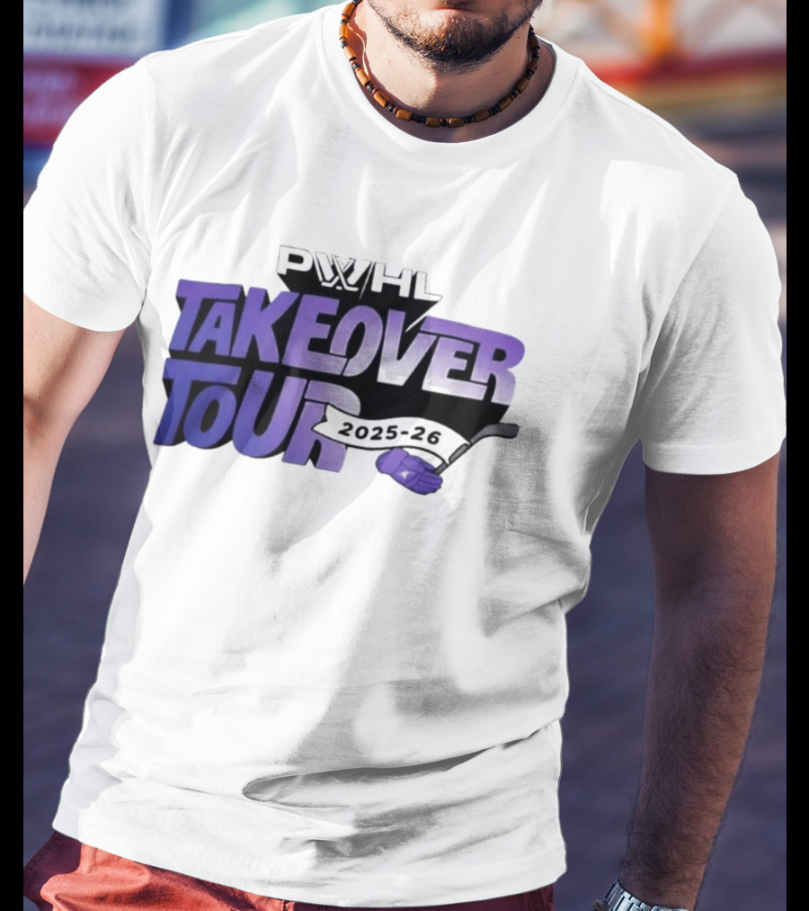 PWHL Takeover Tour 2025 26 Hockey Sideline Royalty T-Shirt