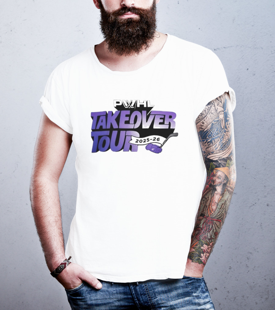 PWHL Takeover Tour 2025 26 Hockey Sideline Royalty T-Shirt