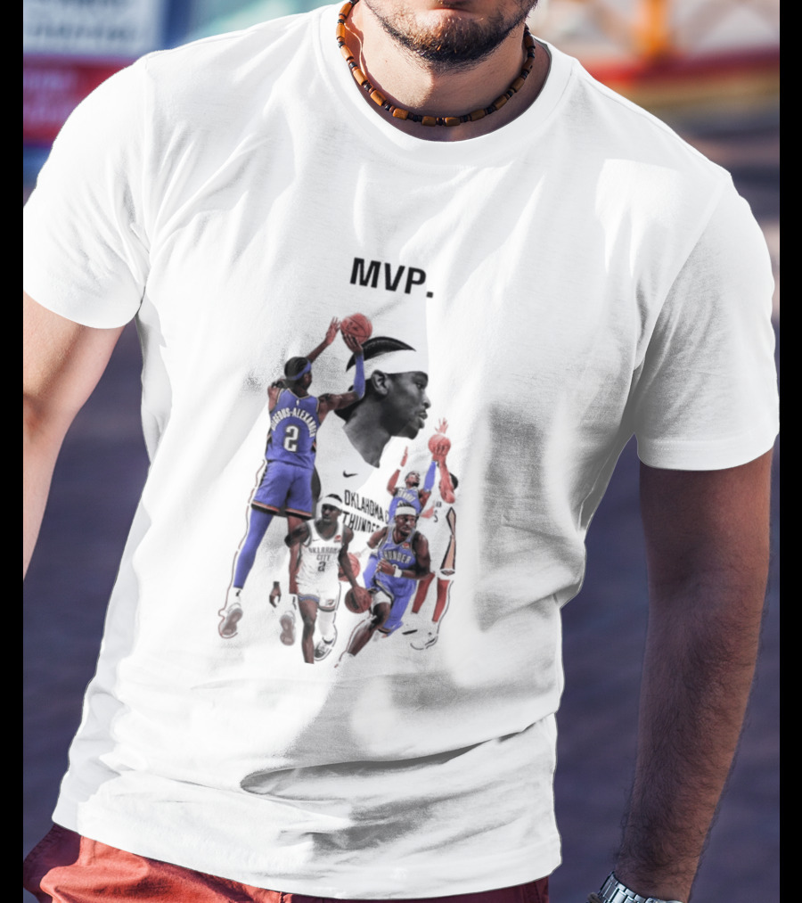 SGA Shai Gilgeous Alexander OKC Thunder MVP T-Shirt