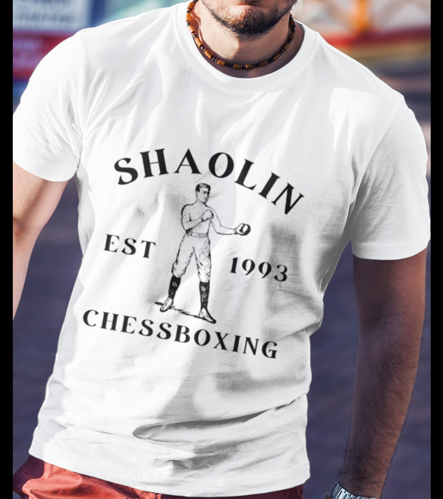 Shaolin Chessboxing Established 1993 Martial Arts Fighter T-Shirt