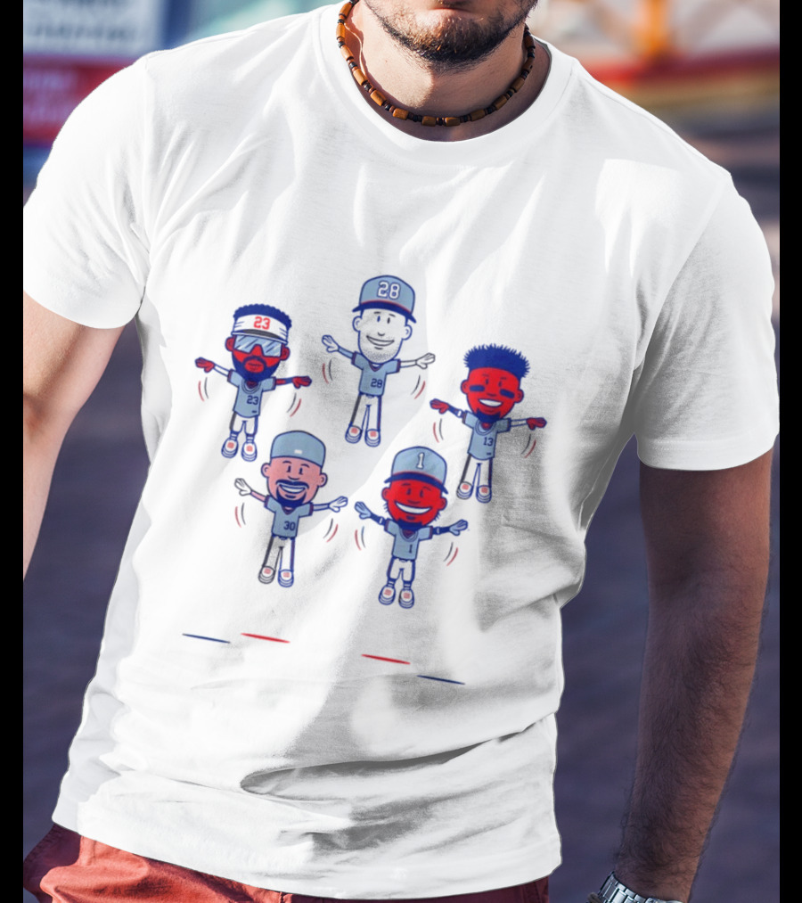 Keep Flying Atlanta Baseball Matt Olson Drake Baldwin Michael Harris II Cartoon Characters T-Shirt