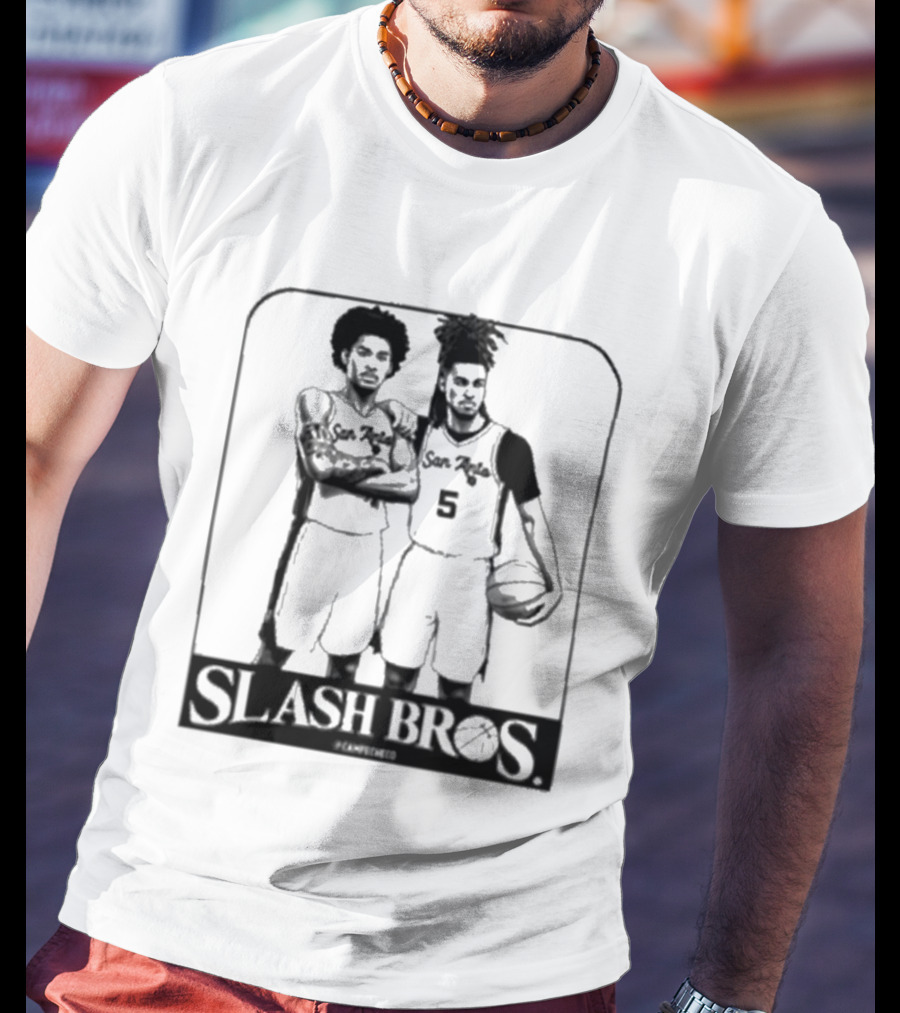 Slash Bros San Fran Basketball Duo 5 T-Shirt