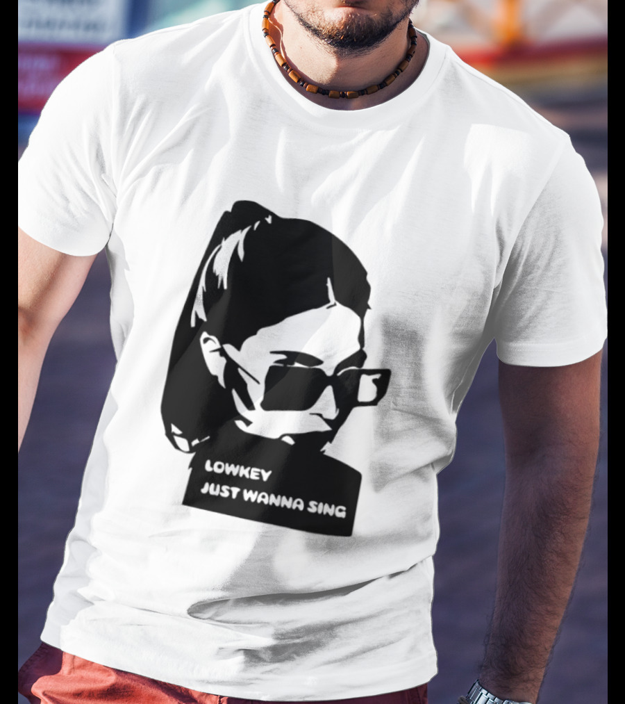 Lowkey Just Wanna Sing X Sophie Rey Sunglasses Girl T-Shirt
