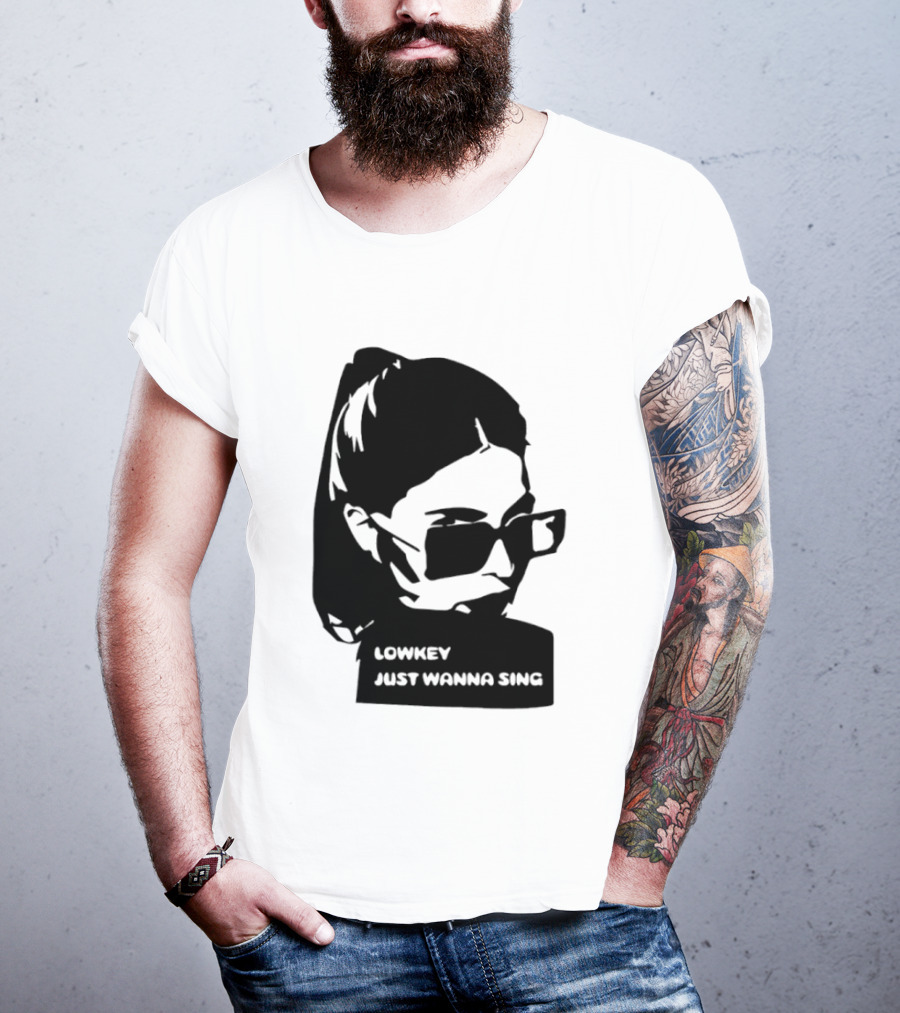 Lowkey Just Wanna Sing X Sophie Rey Sunglasses Girl T-Shirt