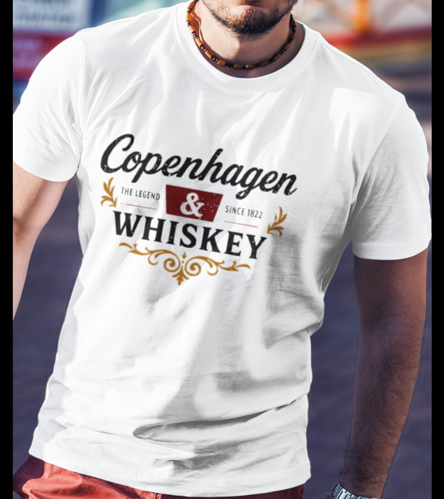 Copenhagen The Legend Since 1822 Whiskey T-Shirt