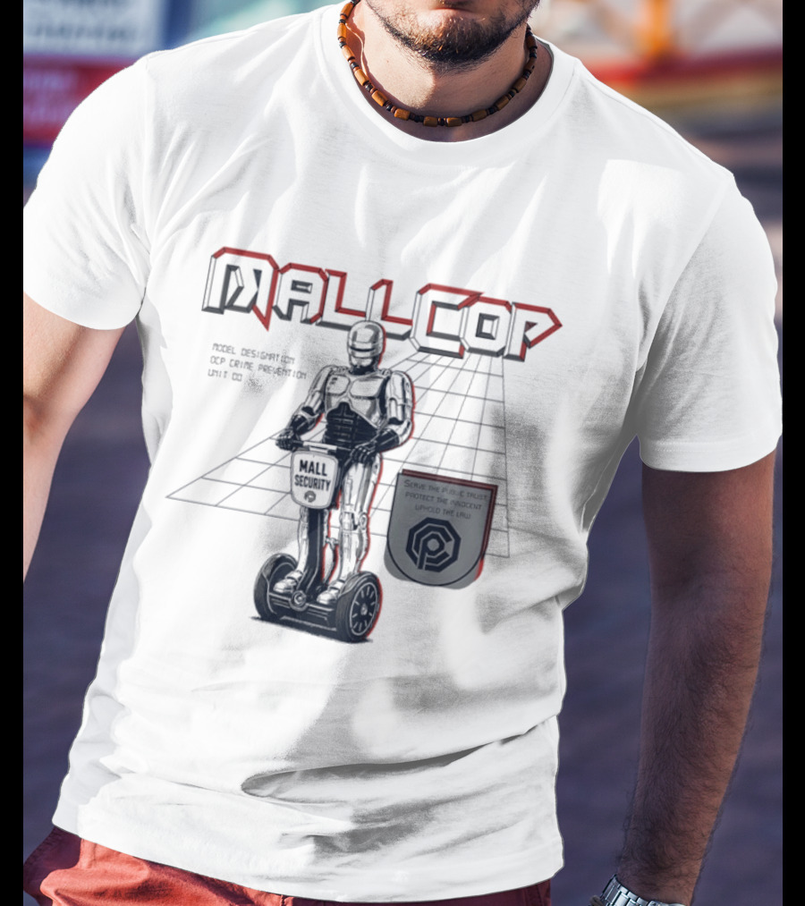 Mall Cop Model Designation OCP Crime Prevention Unit Serve The Public Trust Protect The Innocent Uphold The Law T-Shirt