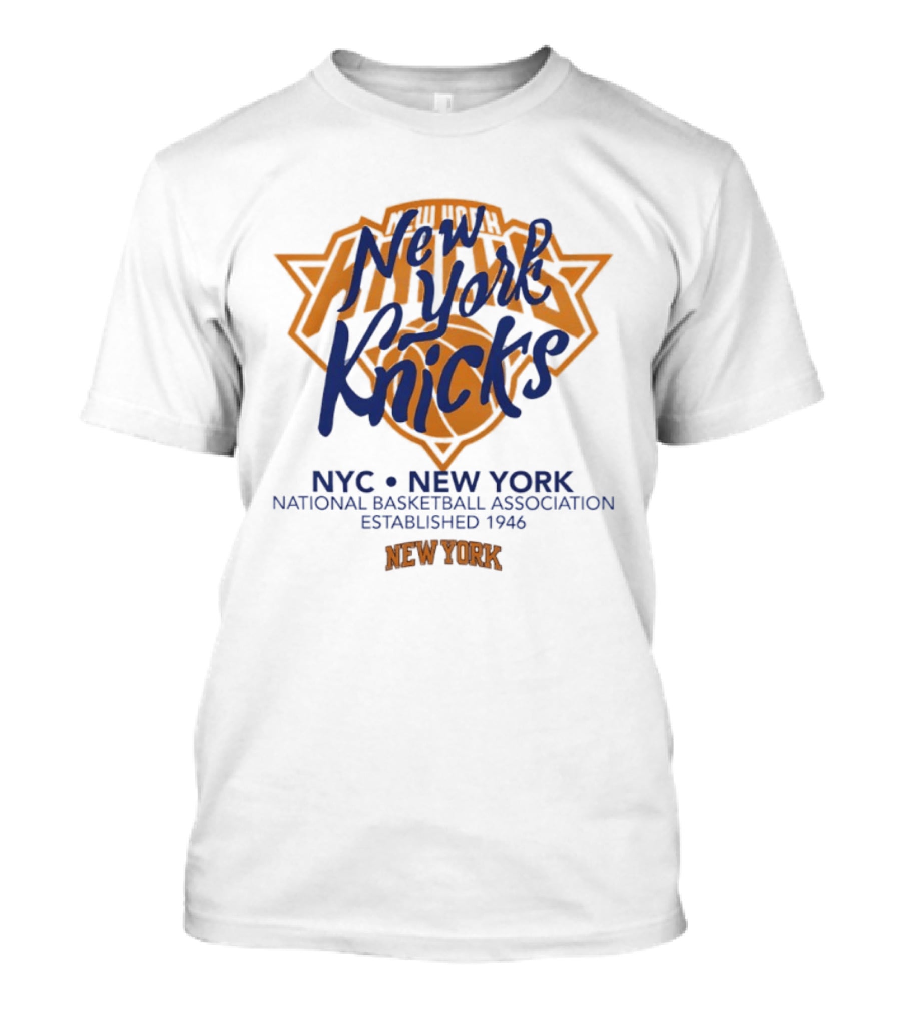 New York Knicks NYC National Basketball Association Established 1946 T-Shirt