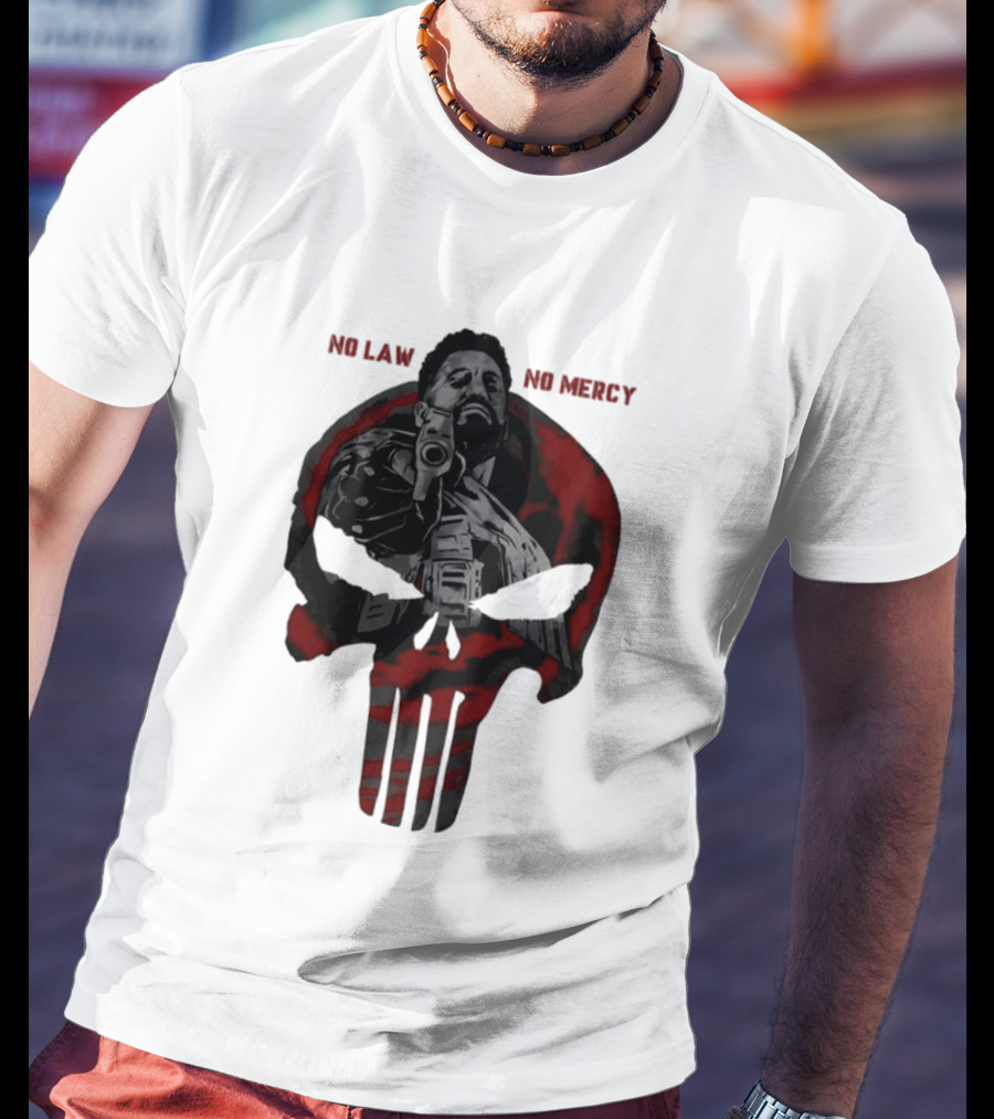 No Law No Mercy Skull Of Terror The Punisher Marvel Universal T-Shirt