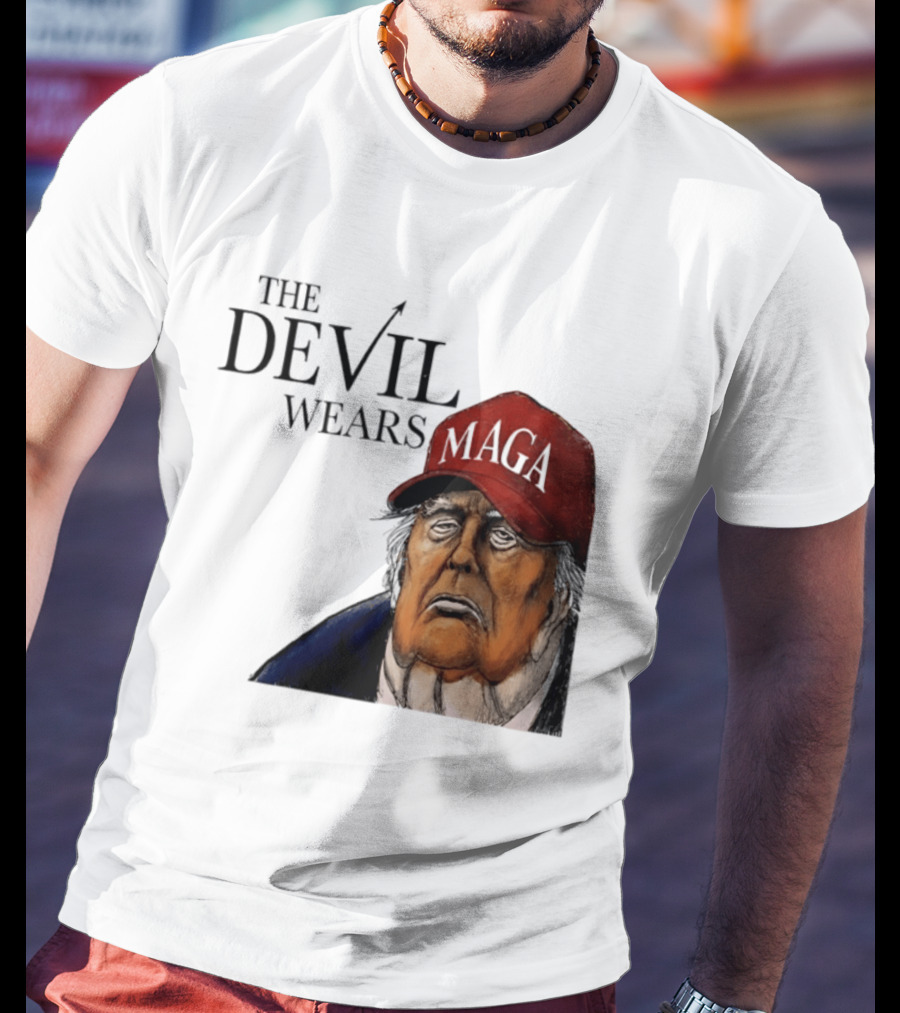 The Devil Wears MAGA Cap Trump T-Shirt