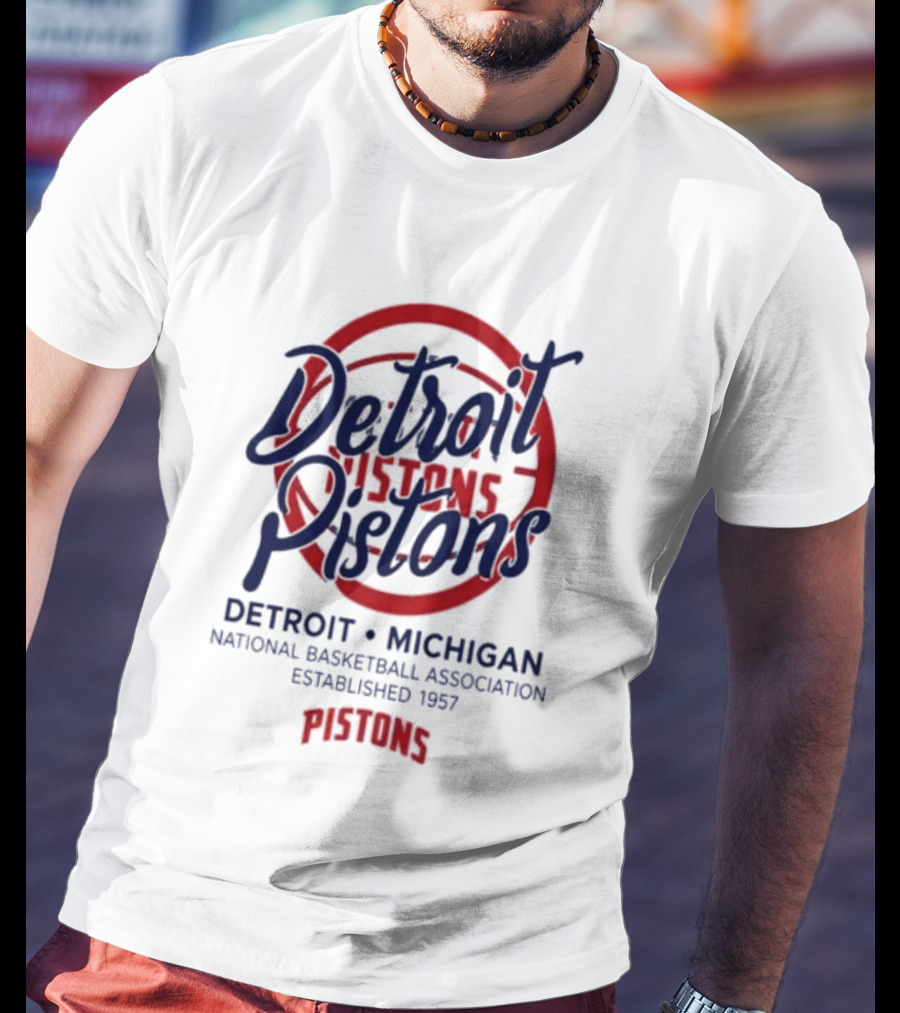 Detroit Pistons National Basketball Association Established 1957 Michigan T-Shirt