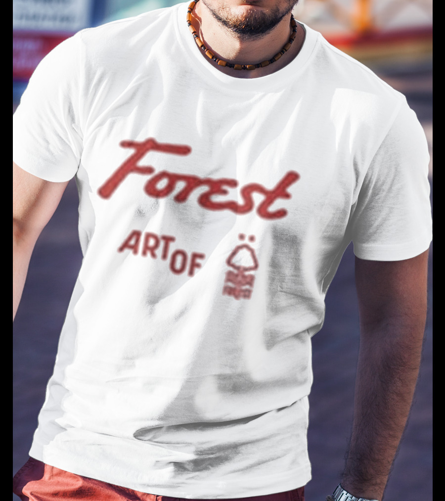 Forest Art Of Nottingham NFFC White Motel T-Shirt