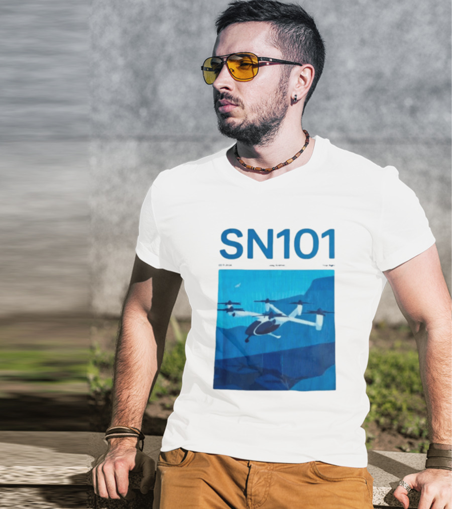 SN101 Joby Aviation First Flight Electric Air Taxi Innovation T-Shirt