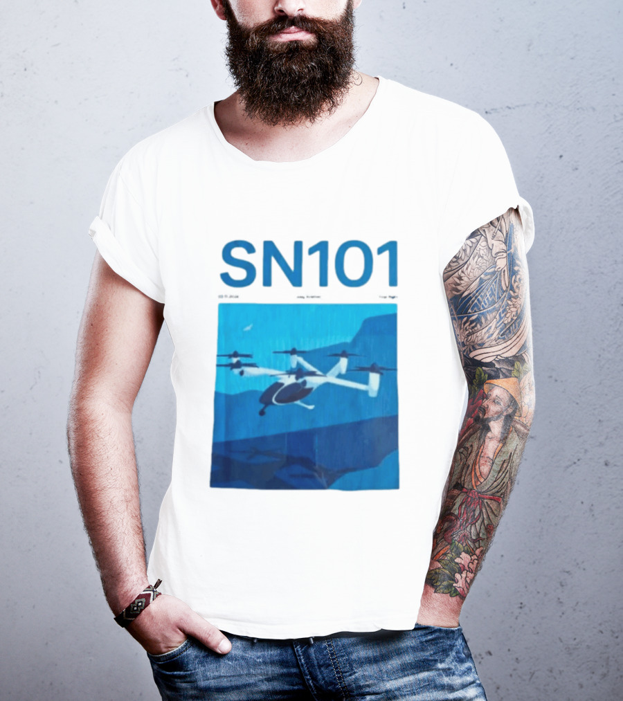 SN101 Joby Aviation First Flight Electric Air Taxi Innovation T-Shirt