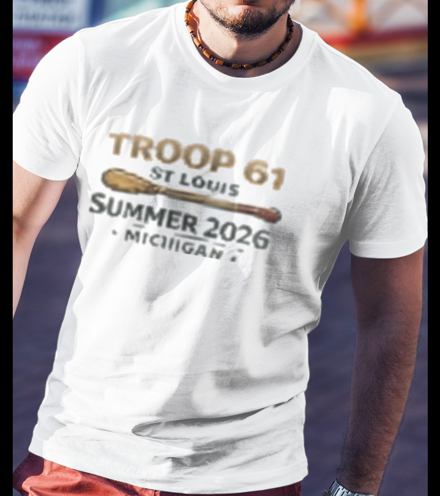 Troop 61 St Louis Summer 2026 Michigan Camp Paddle Repeat T-Shirt