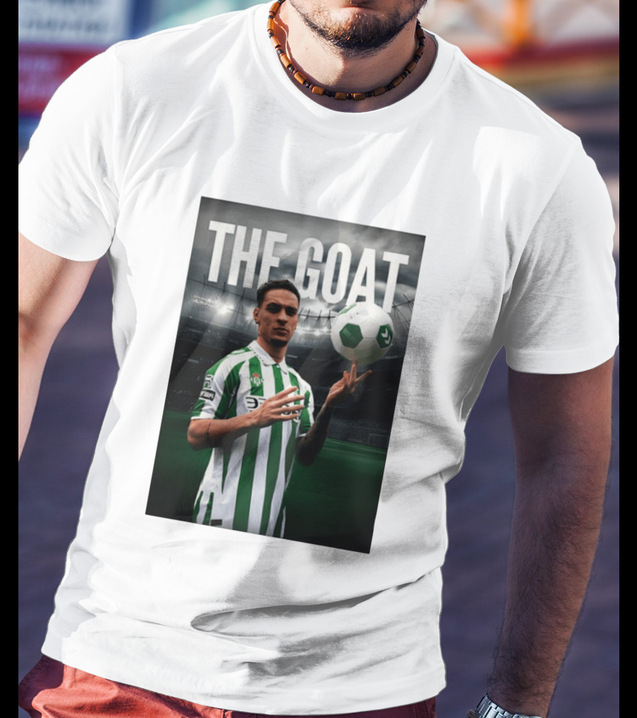 Antony Real Betis FC The Goat Soccer 2026 T-Shirt