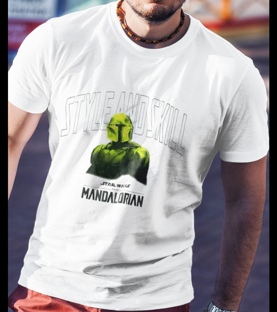 Star Wars The Mandalorian Style And Skill T-Shirt
