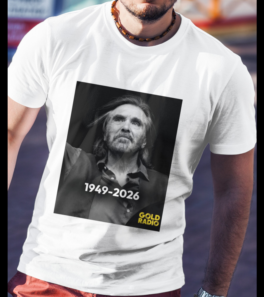 Dr Hook Singer Dennis Locorriere 1949 2026 Gold Radio T-Shirt