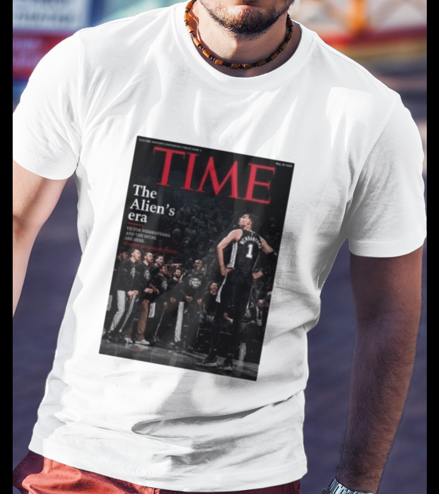 Victor Wembanyama The Alien's Era Time Spurs T-Shirt