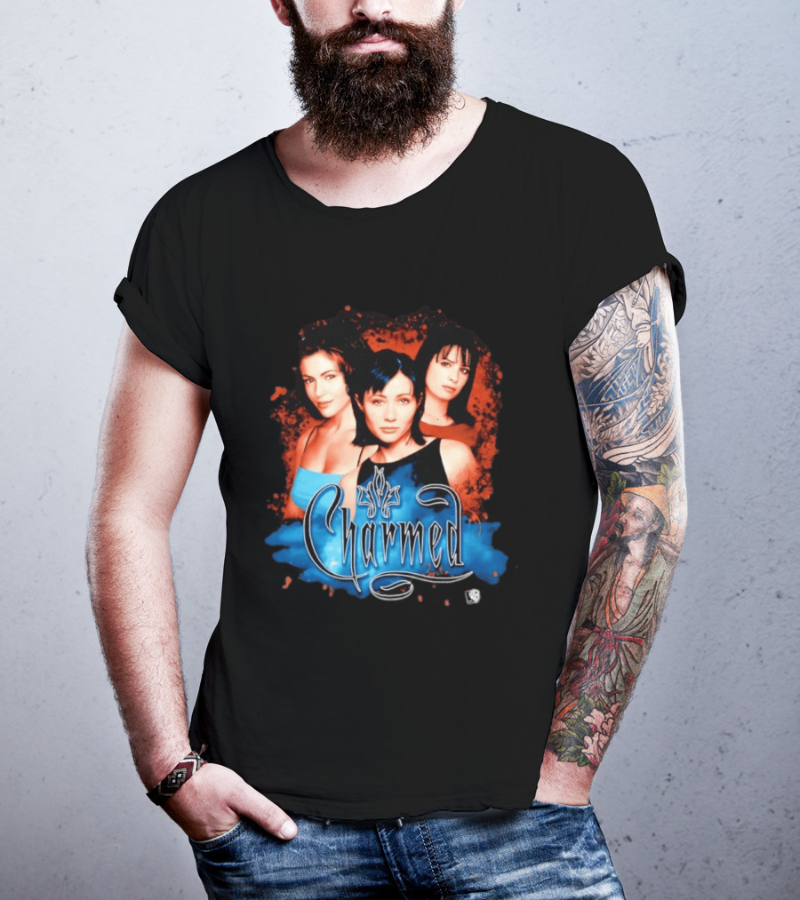 Charmed 1998 Prue Piper Phoebe Iconic Magic Sisters T-Shirt