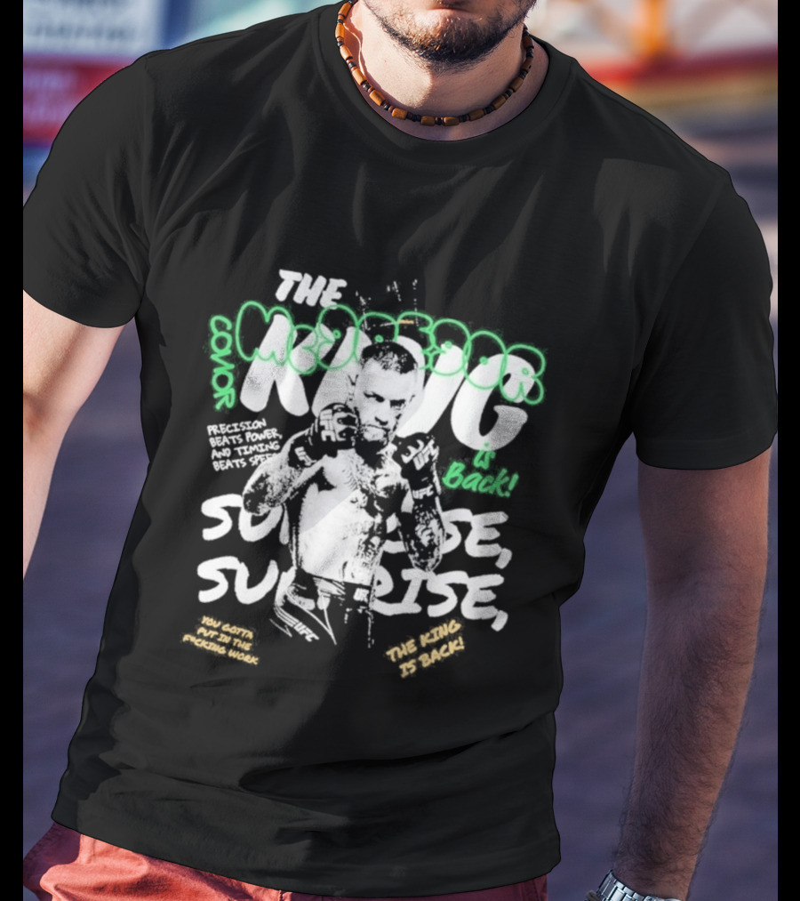 The Notorious Conor McGregor The Champ Sunrise Surprise Boxing Legacy T-Shirt
