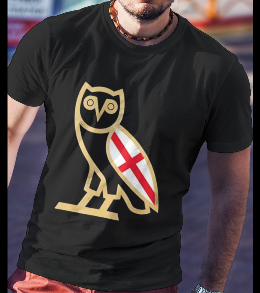 OVO Owl England Flag T-Shirt
