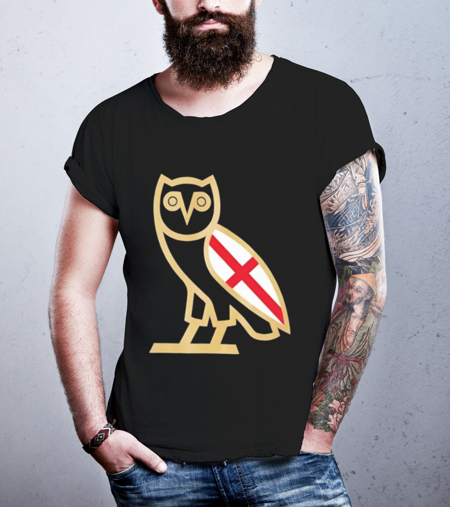 OVO Owl England Flag T-Shirt