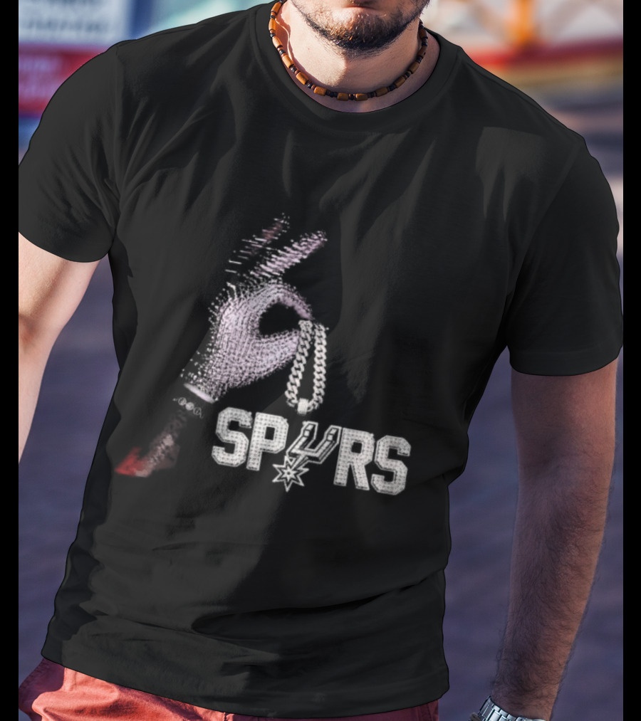 Drake Iceman Spurs Diamond Hand San Antonio Spurs T-Shirt
