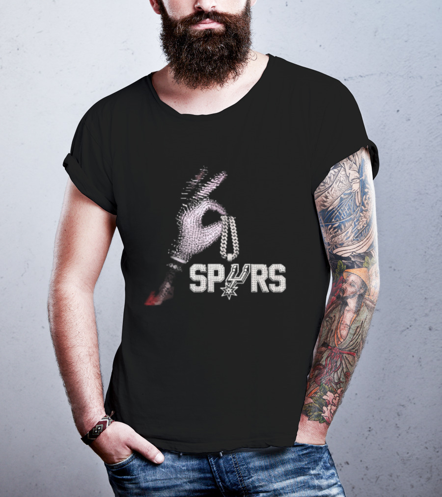 Drake Iceman Spurs Diamond Hand San Antonio Spurs T-Shirt