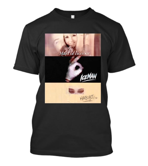Maid Of Honour Iceman Habibti Mashup With Glove And Portraits T-Shirt