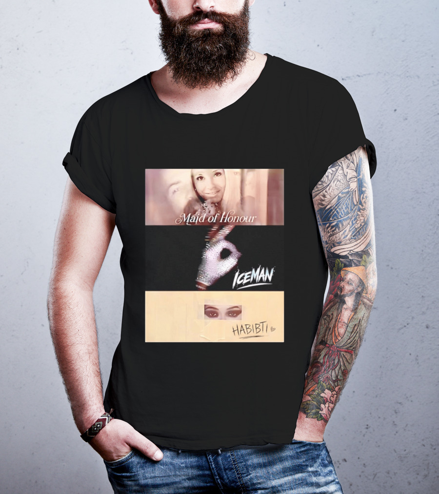 Maid Of Honour Iceman Habibti Mashup With Glove And Portraits T-Shirt