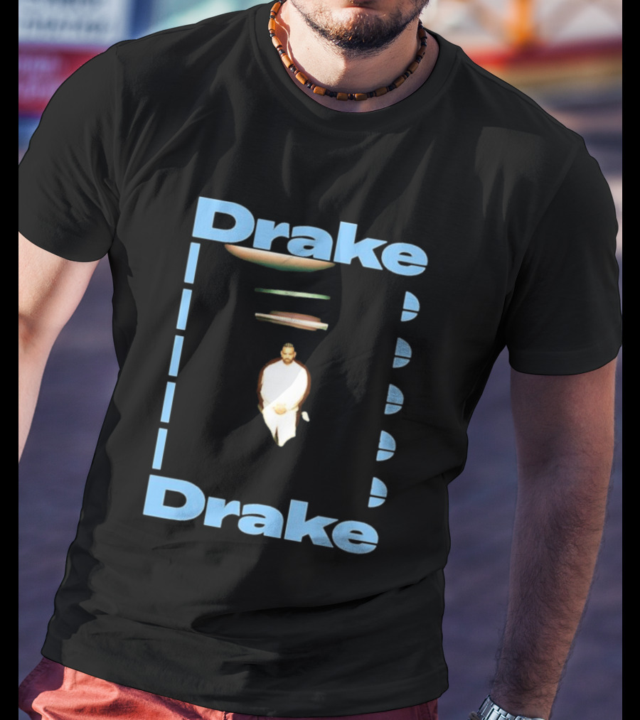 Drake Iceman 2026 Floating Figure Blue T-Shirt