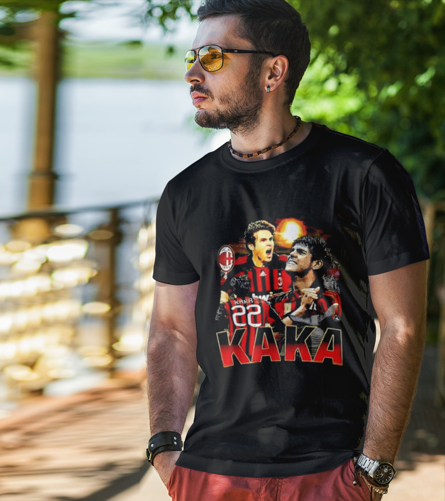 Kaká 22 AC Milan Soccer Icon Celebration 1899 T-Shirt