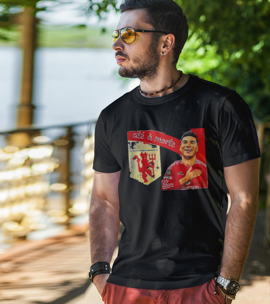 Manchester United Até à Morte Casemiro T-Shirt