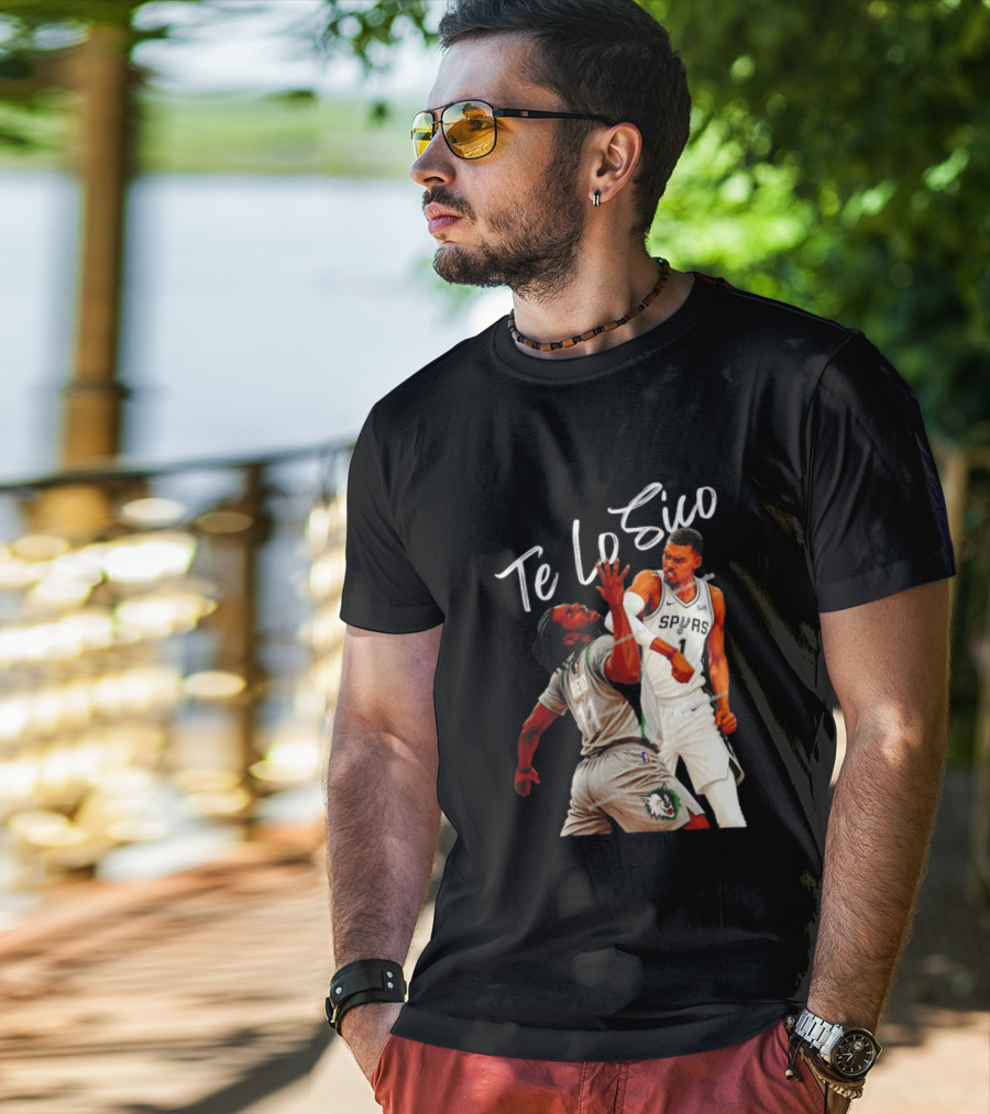 San Antonio Spurs Basketball Te Lo Sico Wemby Elbow Reid T-Shirt